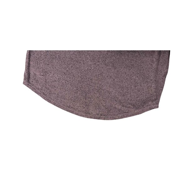 Market & Spruce Purple Heathered 3/4 Sleeve Womens Top L Soft Casual Shirt - Picture 6 of 10